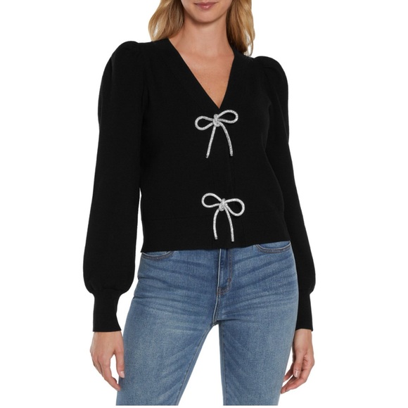 NWT Express viral bow 🎀 cardigan - Picture 2 of 10